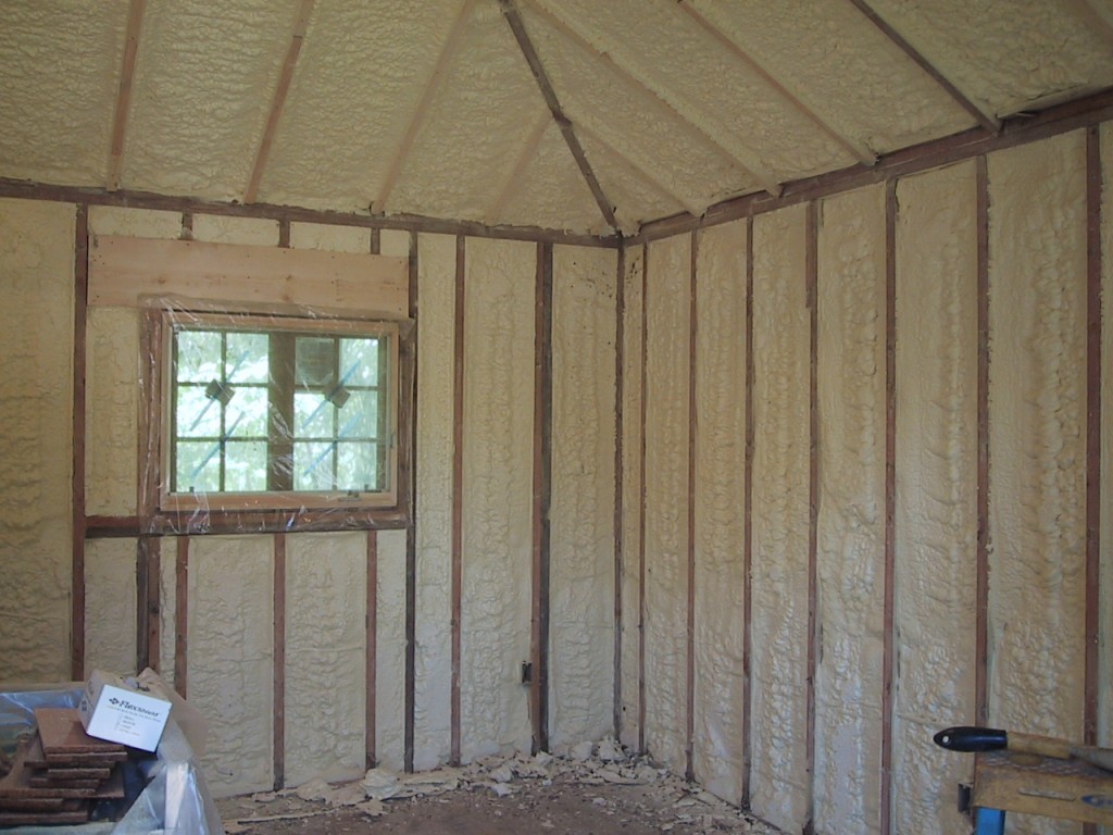 Studio Living Space Renovation insulation