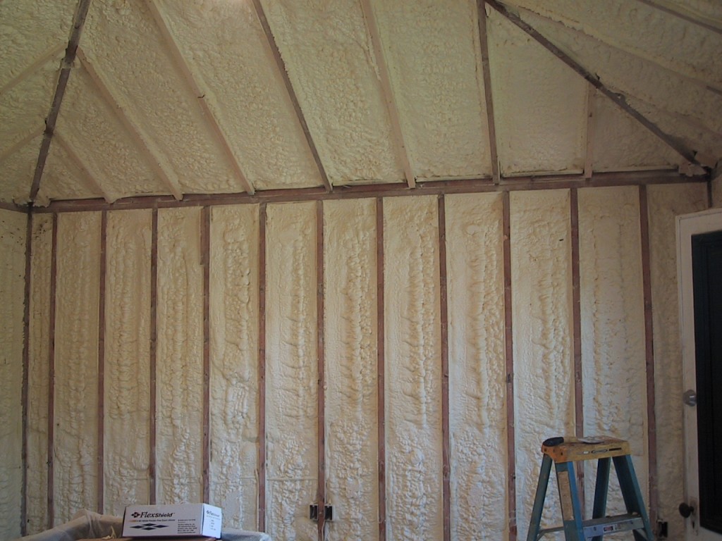Studio Living Space Renovation insulation