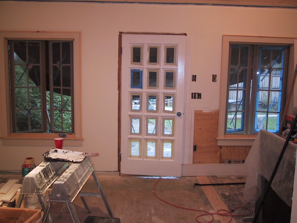 Studio Exterior Renovation door