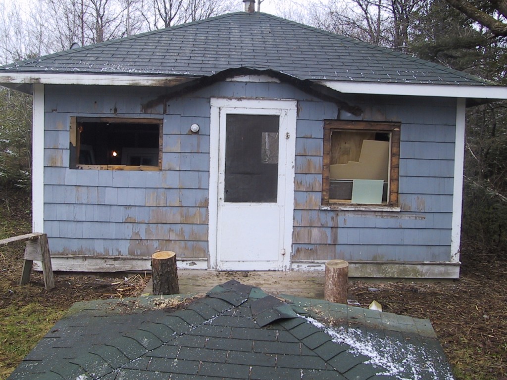 Studio Exterior Renovation before