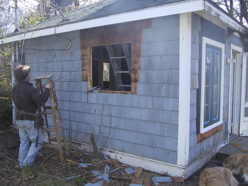 Studio Exterior Renovation windows