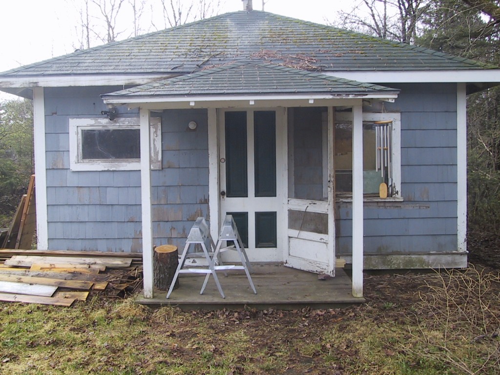 Studio Exterior Renovation before