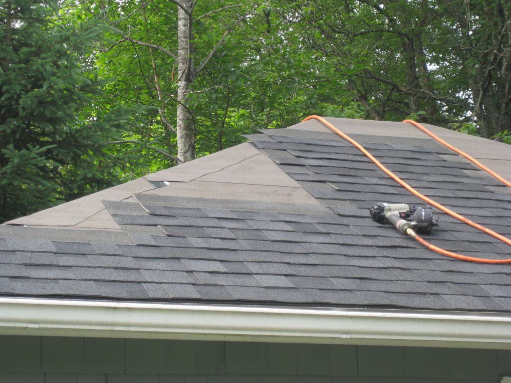 Studio Roof Renovation shingles