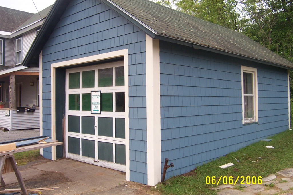 Garage External Renovation mid-way