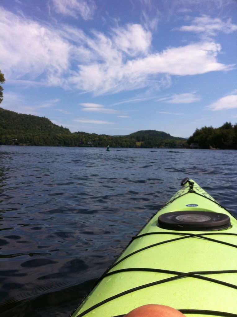 Kayaking the Great Lake Placid