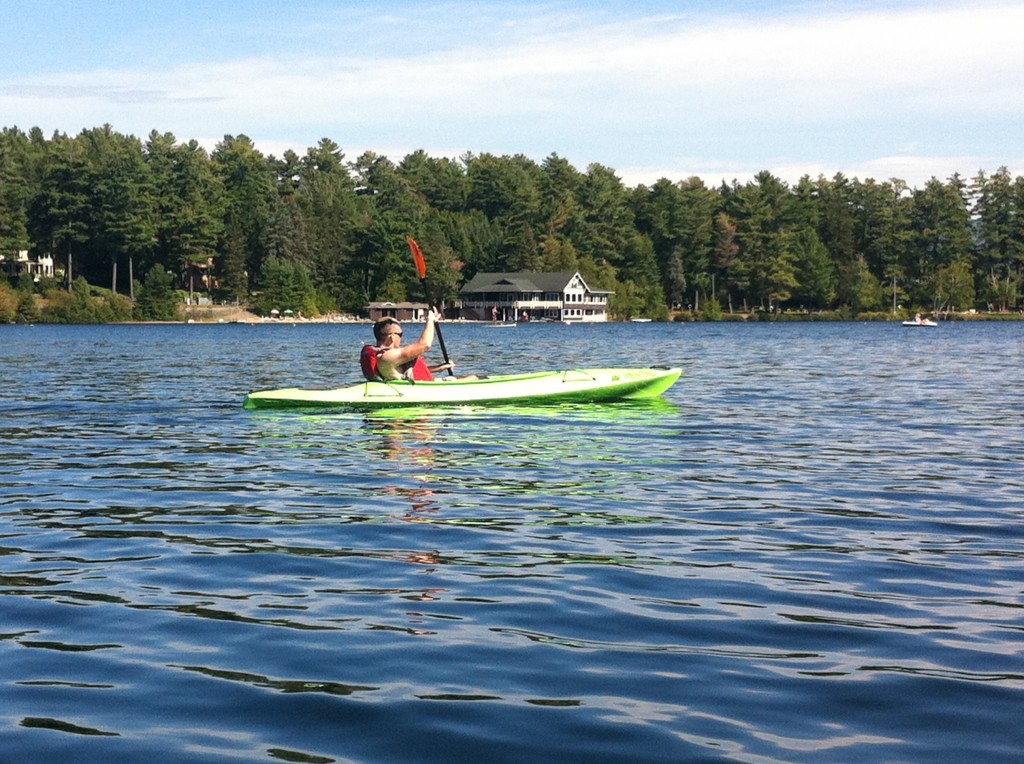 Kayaking the Great Lake Placid