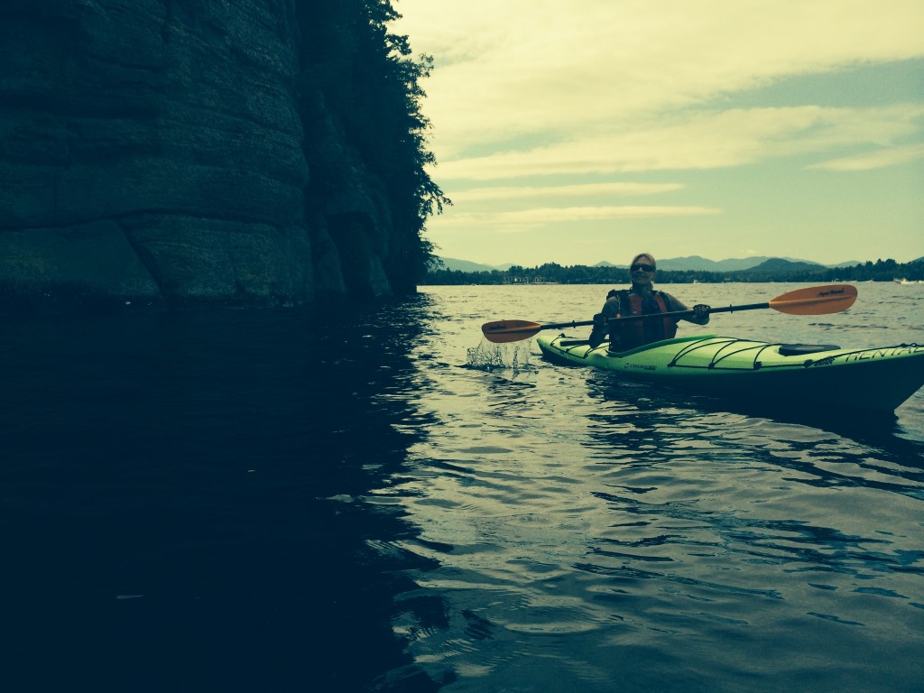 Kayaking the Great Lake Placid