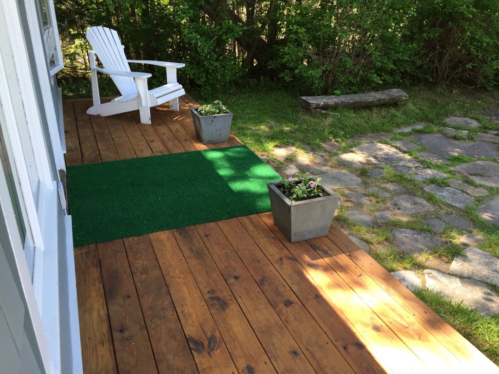 GO-Cottage It's deck staining time after