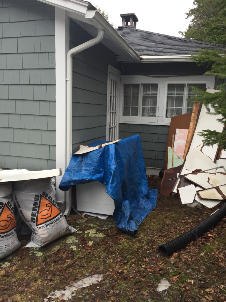 GO-Cottage Laundry Room Renovation remnants