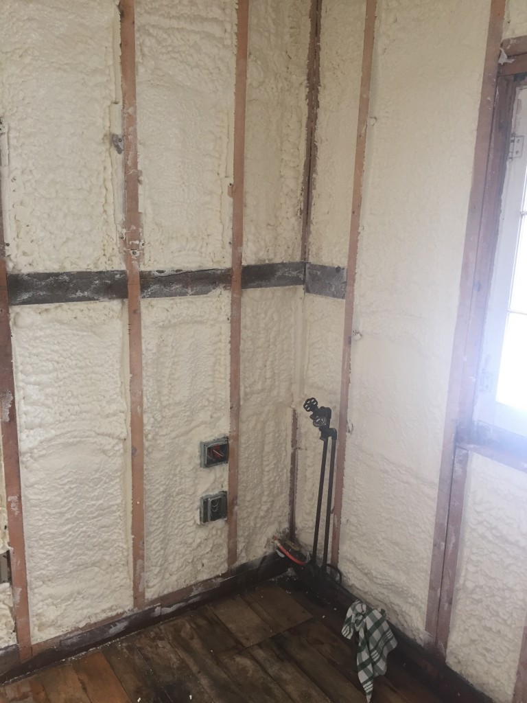 GO-Cottage Laundry Room Renovation insulation