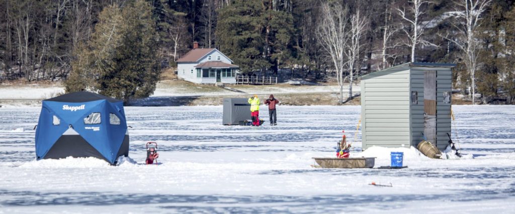 ice fishing