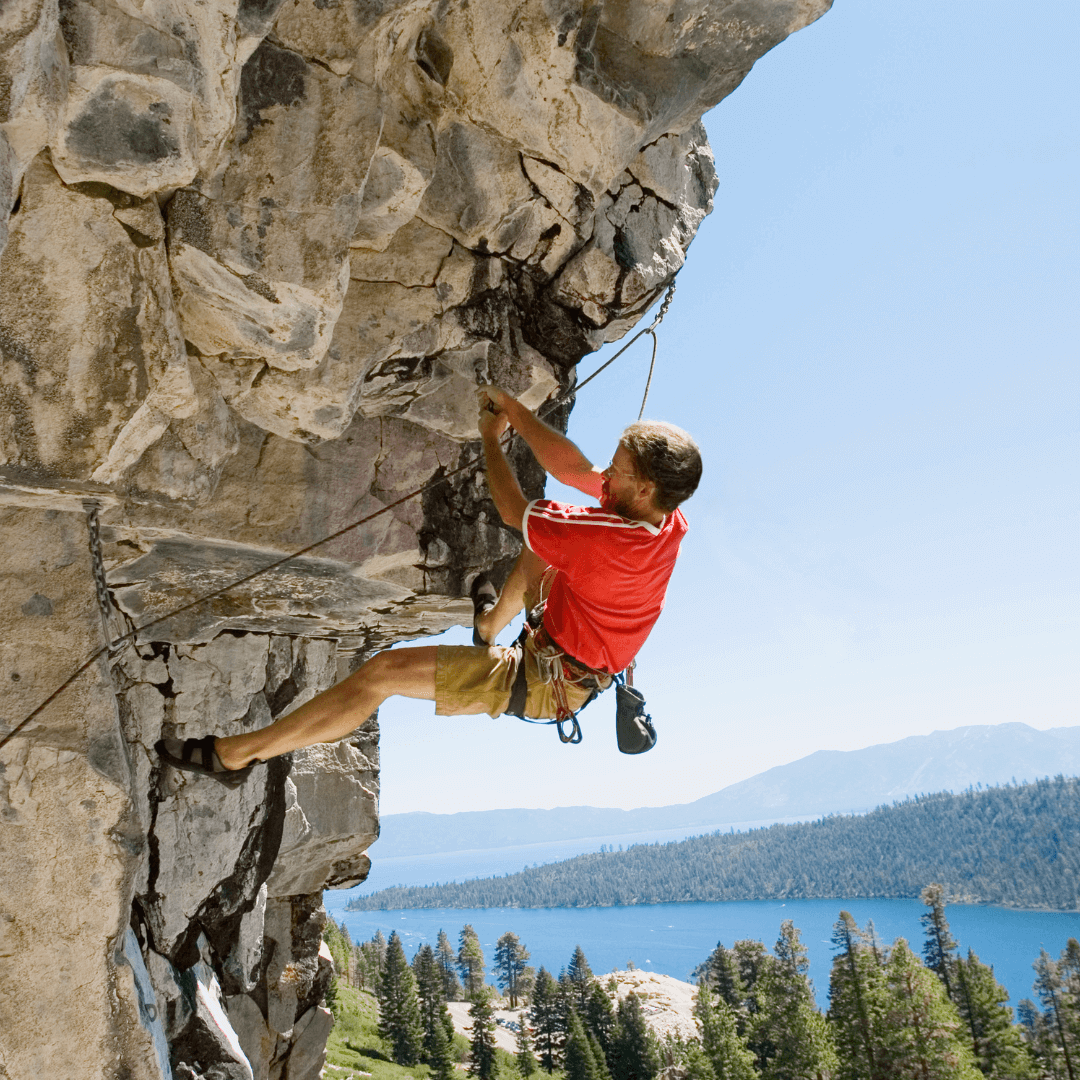 Rock climbing