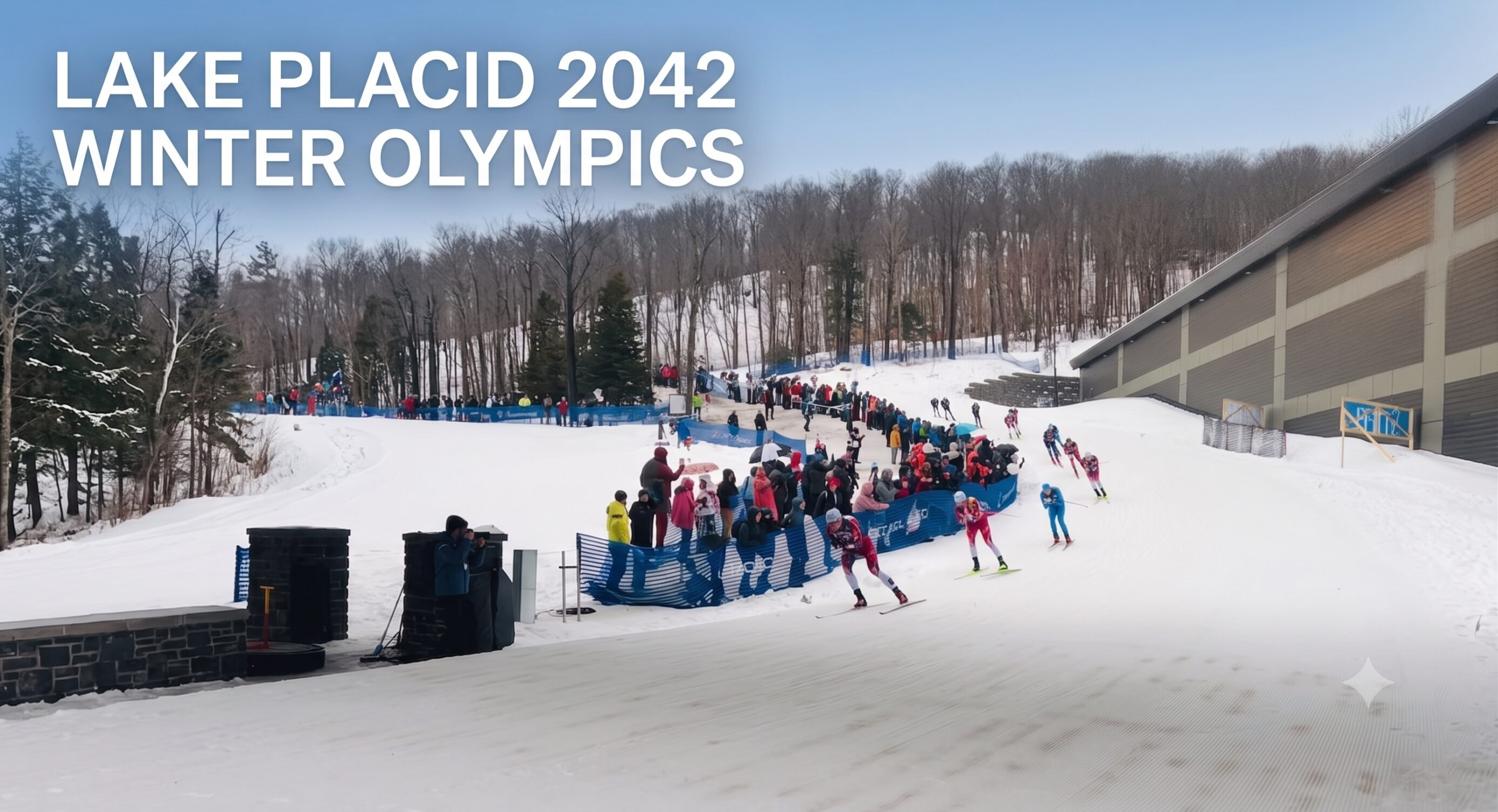 Gemini Enhanced Image of the 2026 World Cup Final Mount Van Hoevenberg in Lake Placid, NY — the 1980 Olympic site and potential 2042 venue