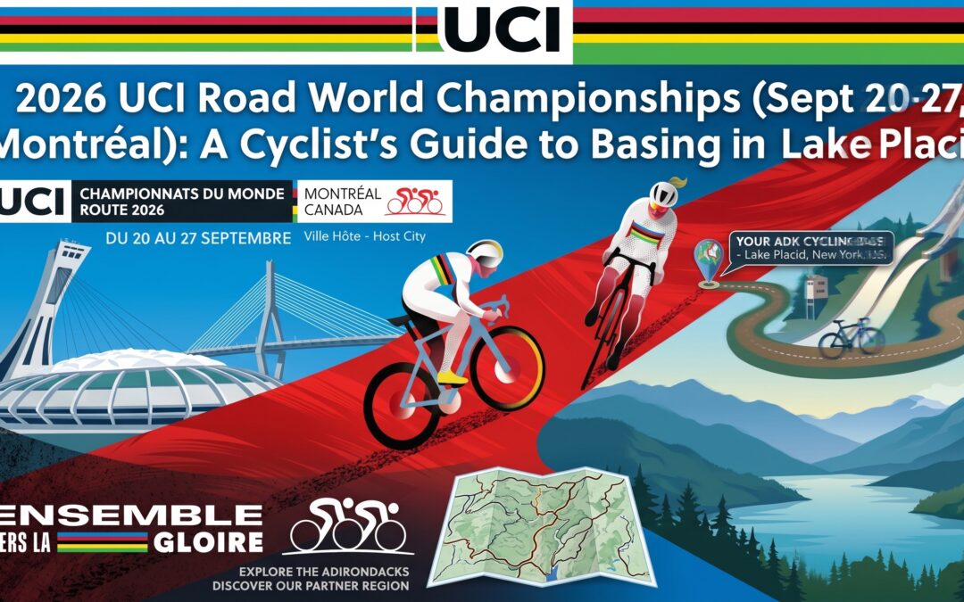 2026 UCI Road World Championships (Sept 20-27, Montréal): A Cyclist’s Guide to Basing in Lake Placid